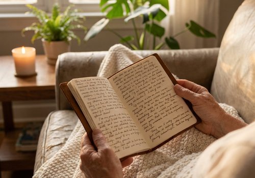 Calm mindfulness journaling